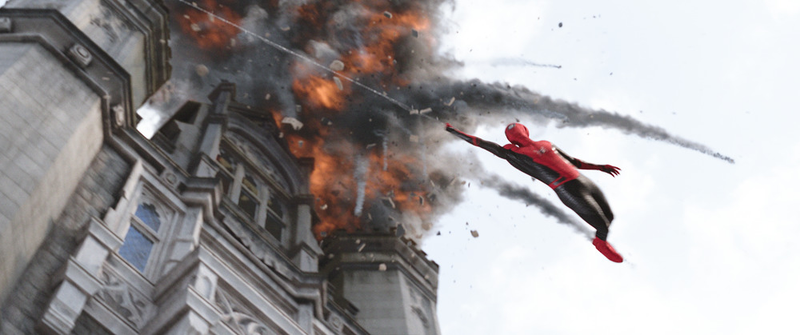 You swing, Spidey.